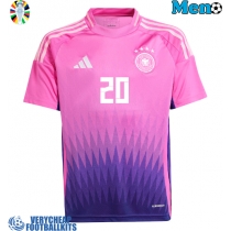 Germany Benjamin Henrichs #20 Replica Away Shirt Euro 2024 Short Sleeve